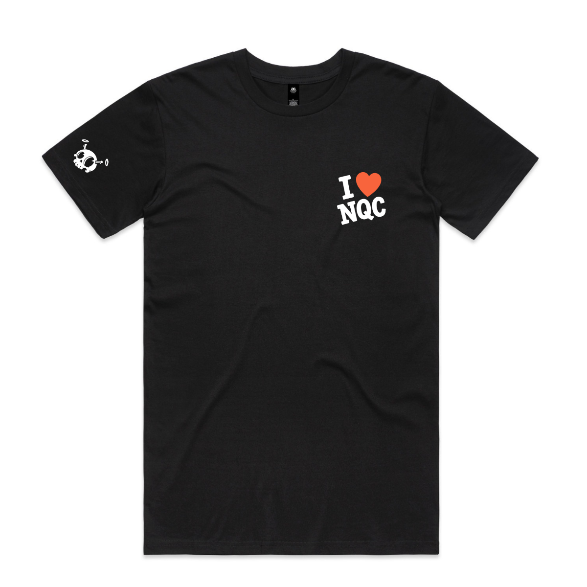 Black I Love NQC Tee-1