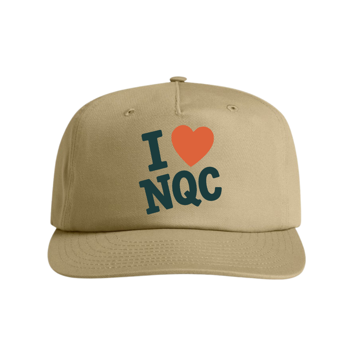 Khaki I Love NQC Cap-1