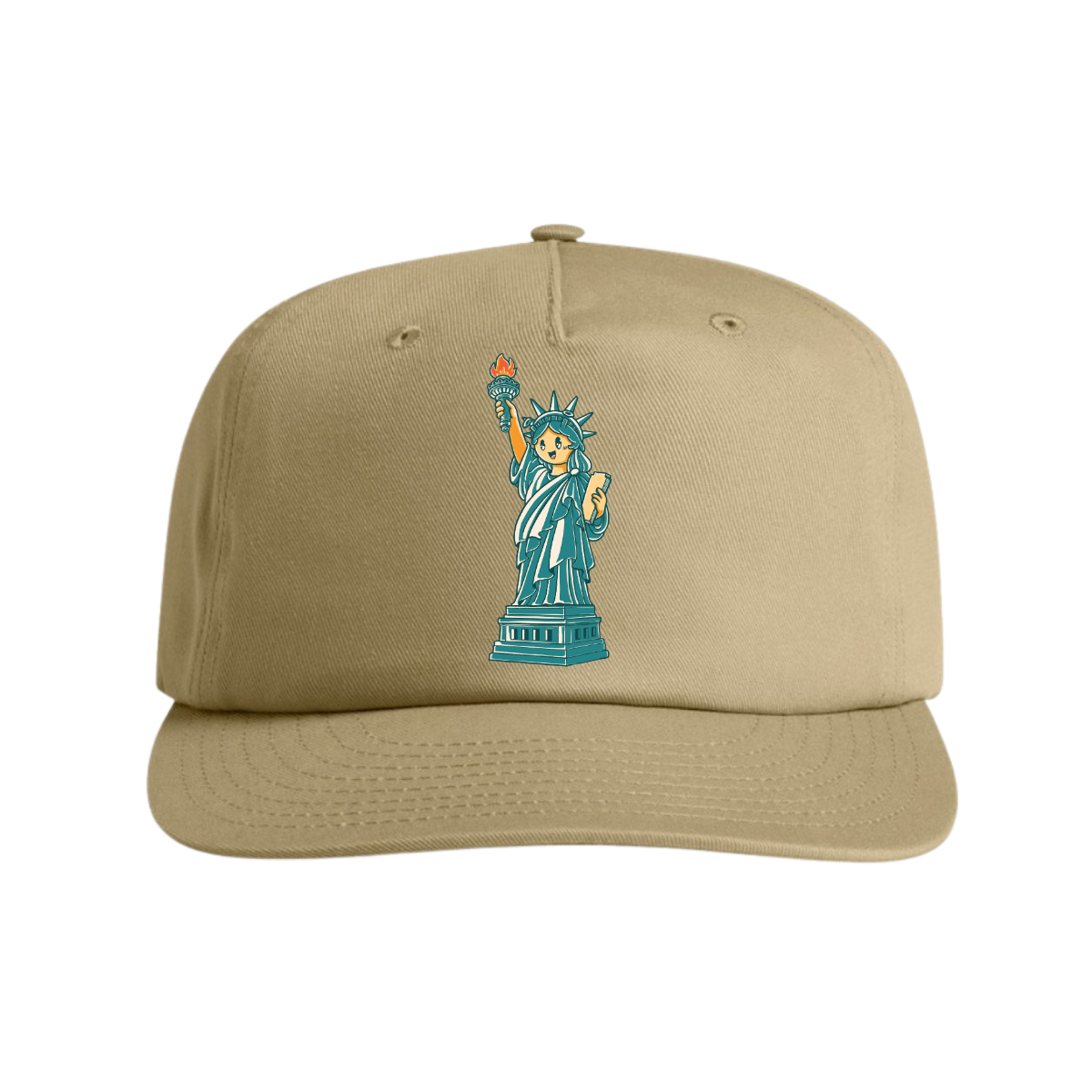 Khaki Statue of Liberty Cap-1