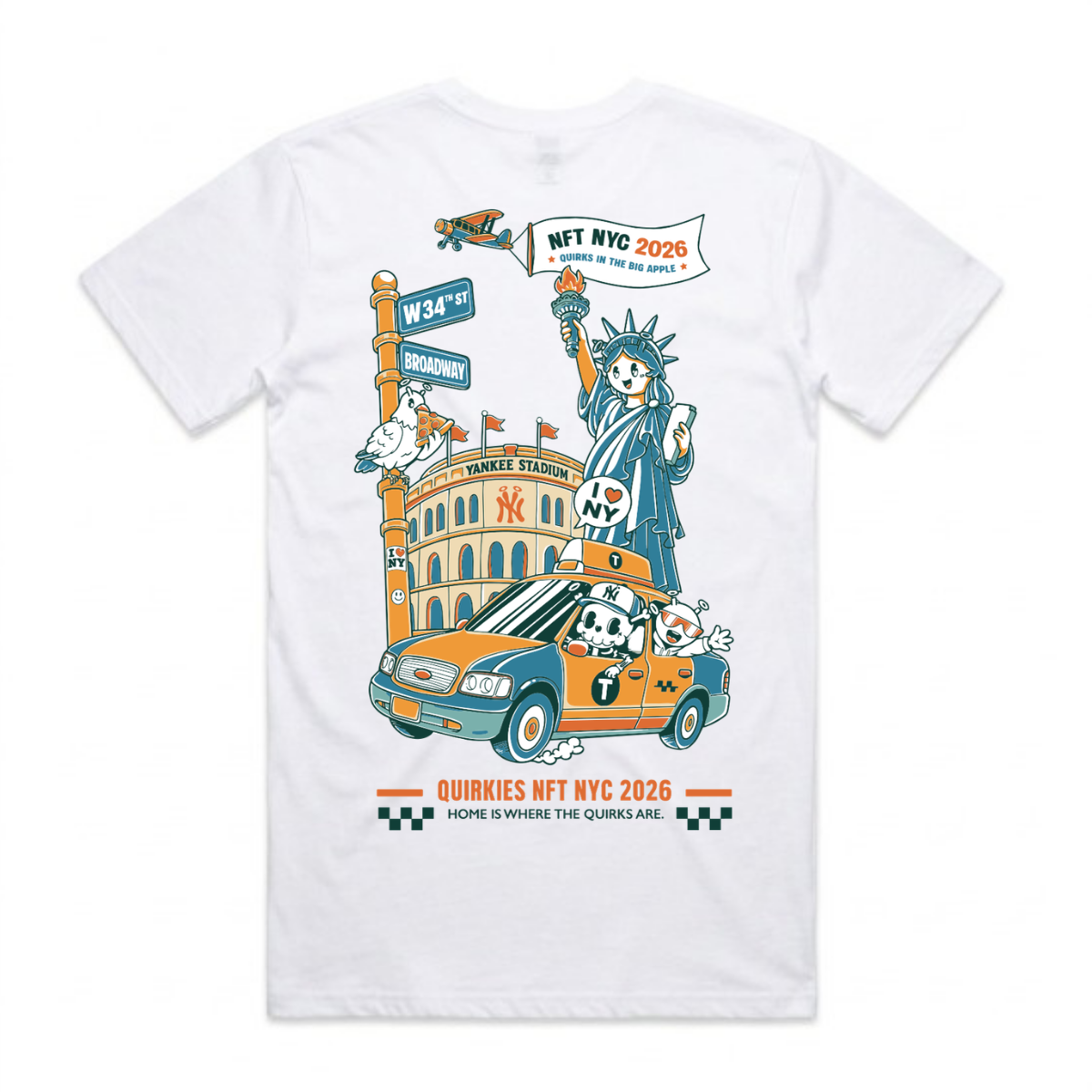 Statue of Liberty White Tee-2