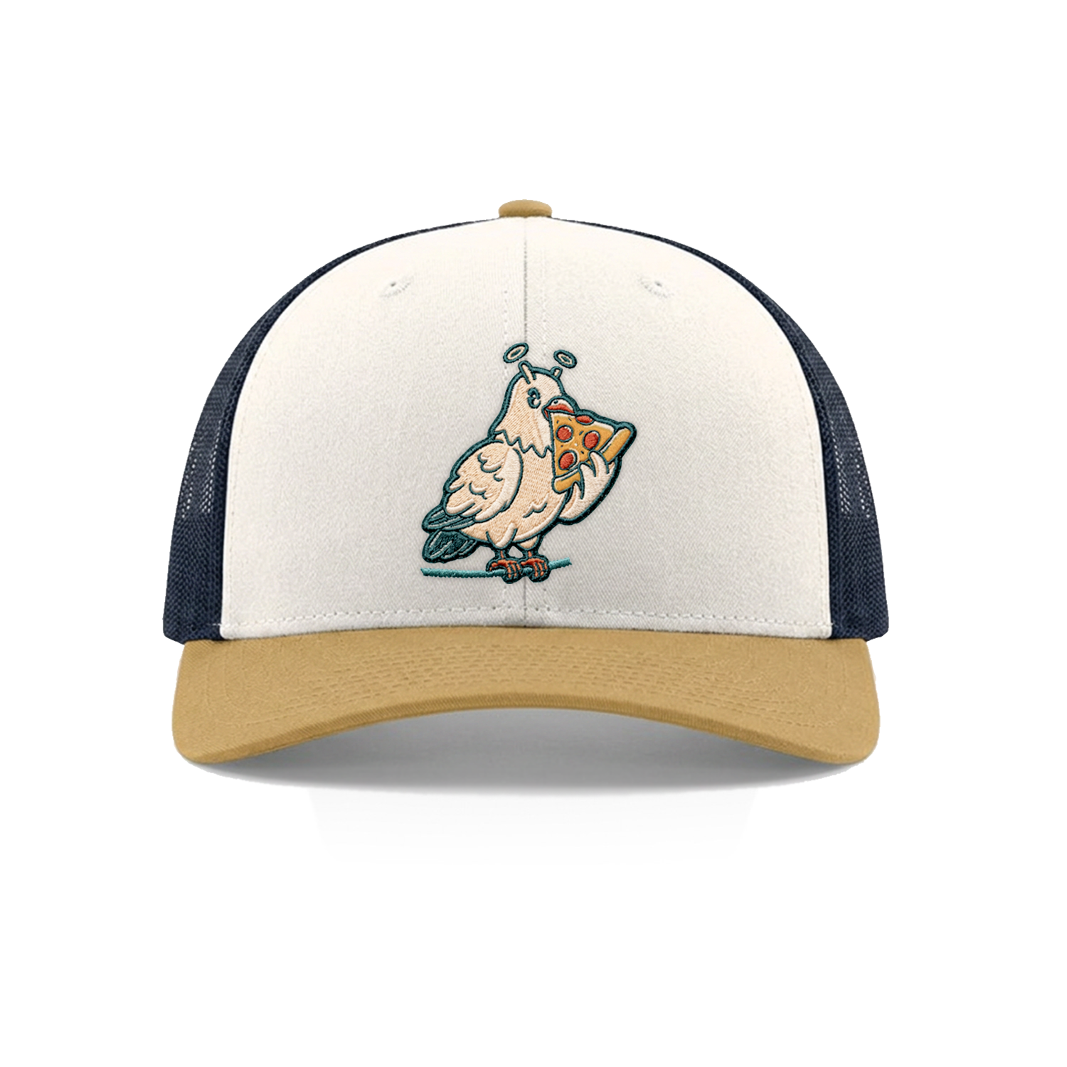 Tri-Color Pizza Pigeon Trucker