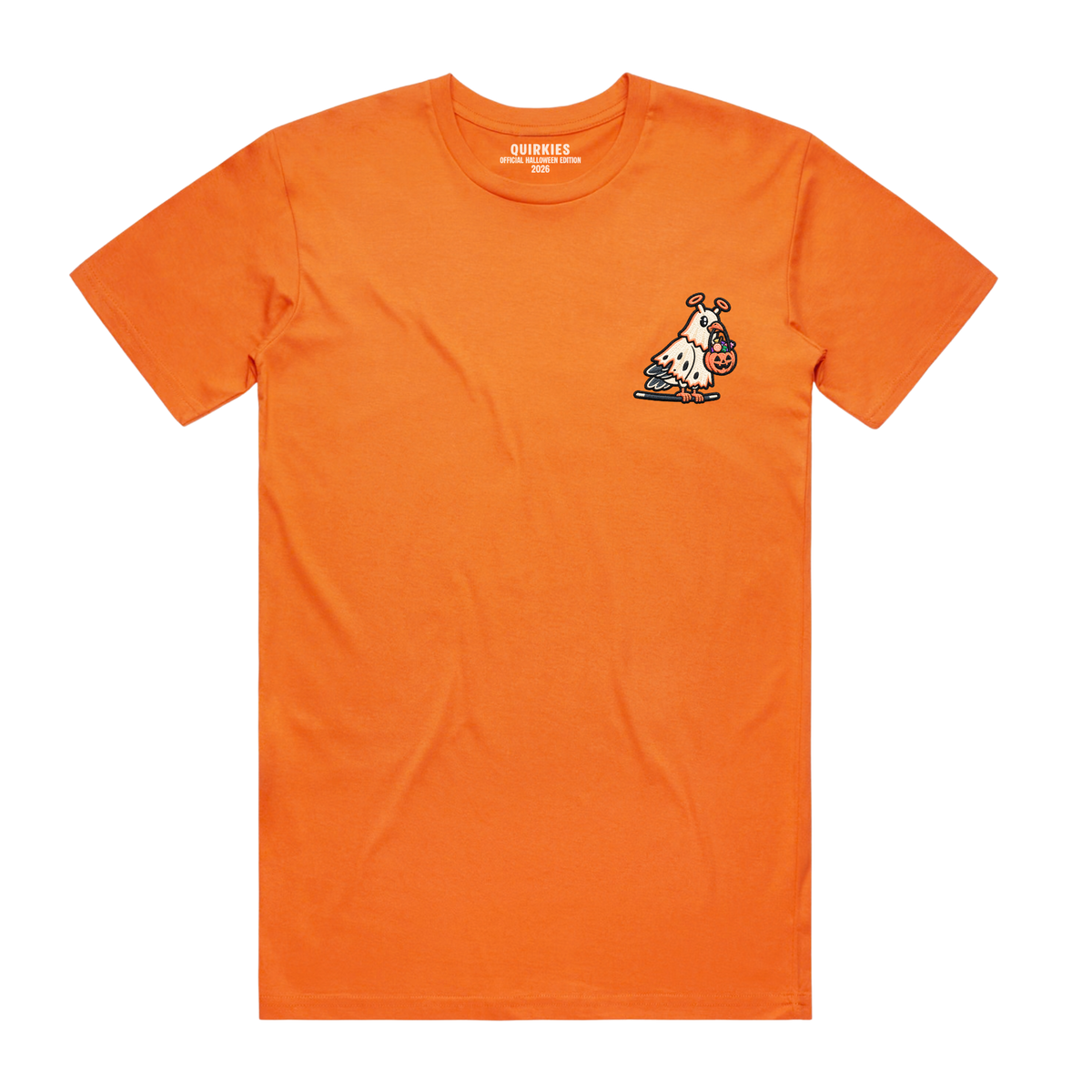 Quirkie Halloween Pigeon Tee | Halloween 2026